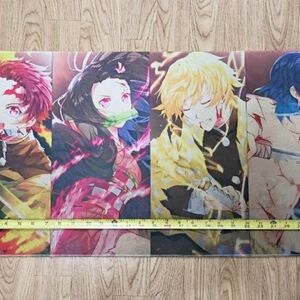 Demon Slayer Anime Keyboard Large Mousepad- Multicolor